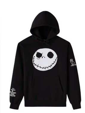 OVO x Disney The Nightmare Before Christmas Jack Skellington Hoodie. Men Sz Med